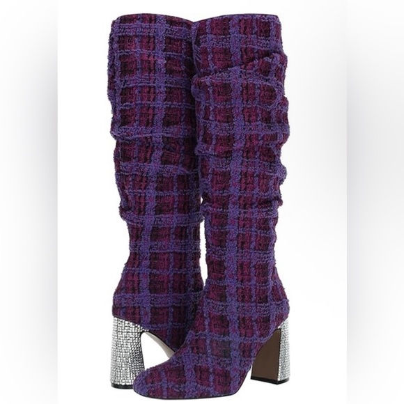 Betsey Johnson Shoes - Betsey Johnson Women's Size 10
Declaan Tall Boots Purple Tweed
Rhinestone Heels